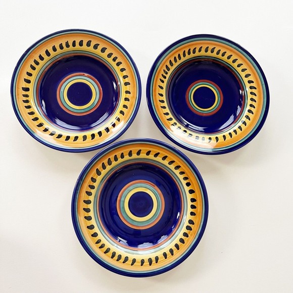 Pier 1 ITALIAN SWIRL Hand Painted Earthenware Colorful Soup Salad Pasta Bowl - Picture 10 of 11